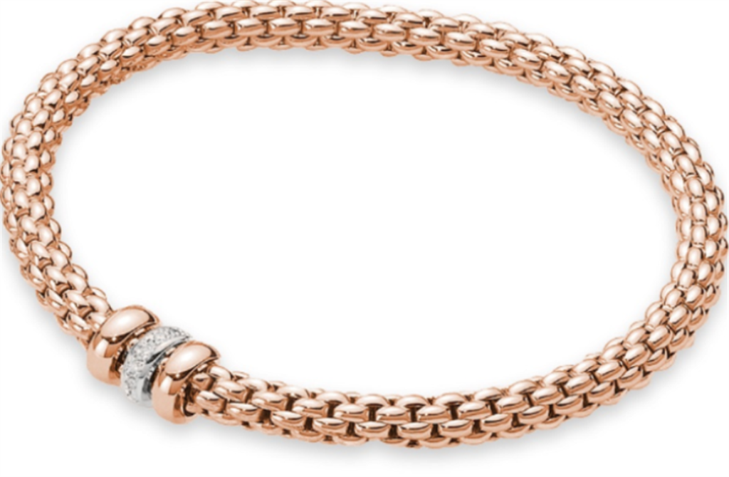 FOPE 18K Rose Gold Diamond Bracelet