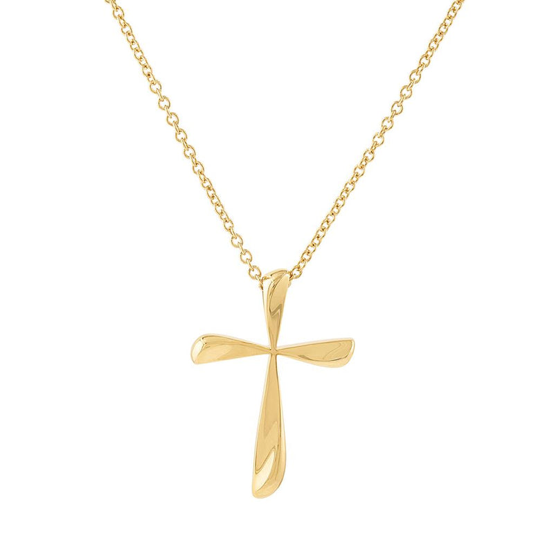 LaViano Fashion 14K Yellow Gold Cross