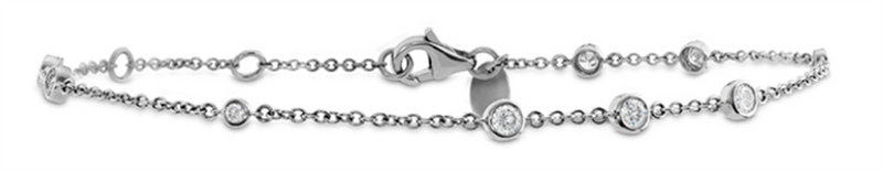 LaViano Fahsion 18 White Gold Diamond Bracelet