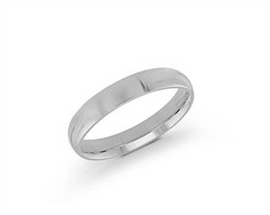 LaViano Fashion Platinum Wedding Band 4MM Size 9