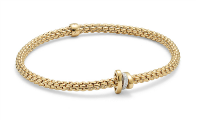 FOPE 18K Two Tone Diamond Bracelet