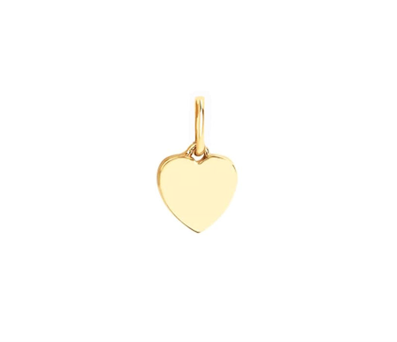 LaViano Fashion 14K Yellow Gold Heart Charm