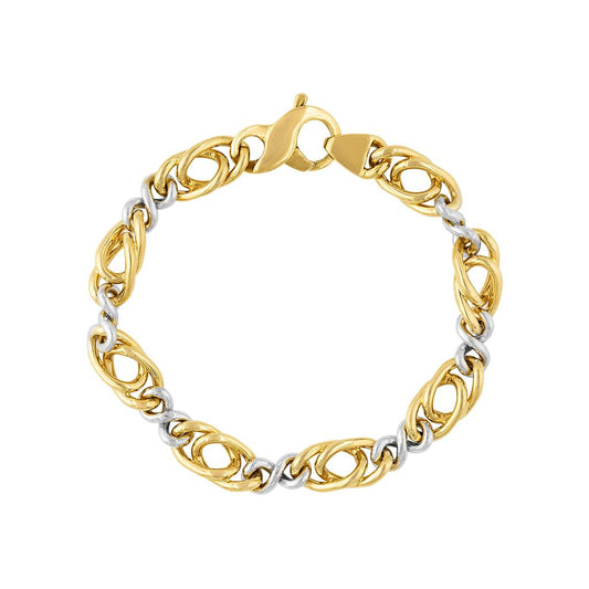 LaVianoFashion 18K  Two Tone Bracelet