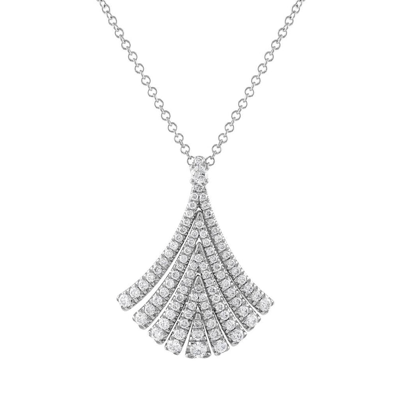 LaViano Fashion 14K White Gold Diamond Pendant