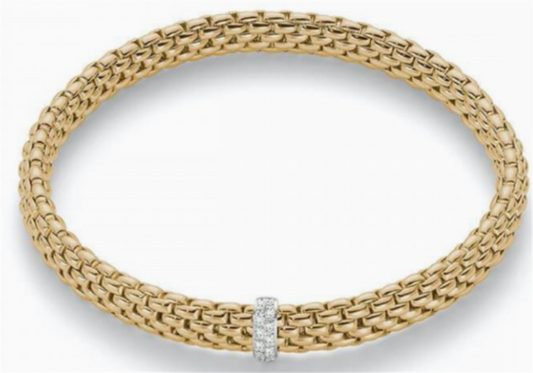 FOPE 18K White Gold Necklace Diamonds