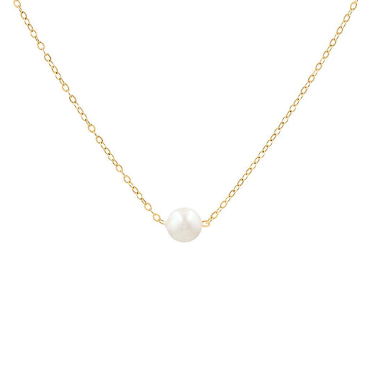 LaViano Fashion 14K Yellow Gold Add a Pearl Necklace 6MM