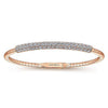LaViano Fashion 14K Rose Gold Diamond Bracelet
