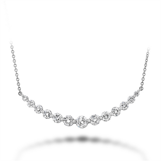 LaViano Fashion 18K White Gold Diamond Necklace