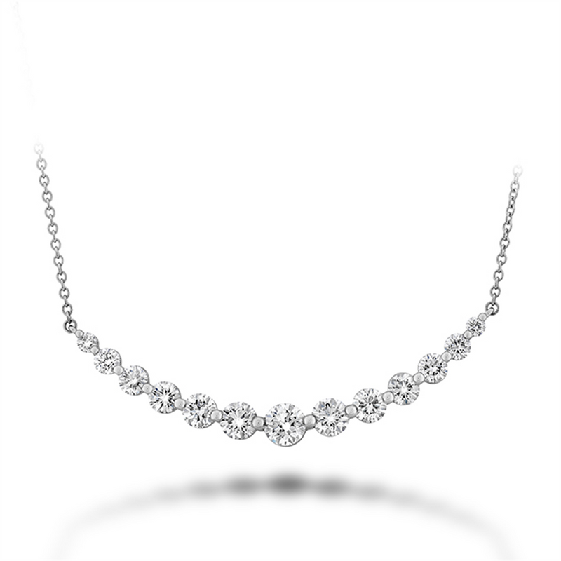 LaViano Fashion 18K White Gold Diamond Necklace