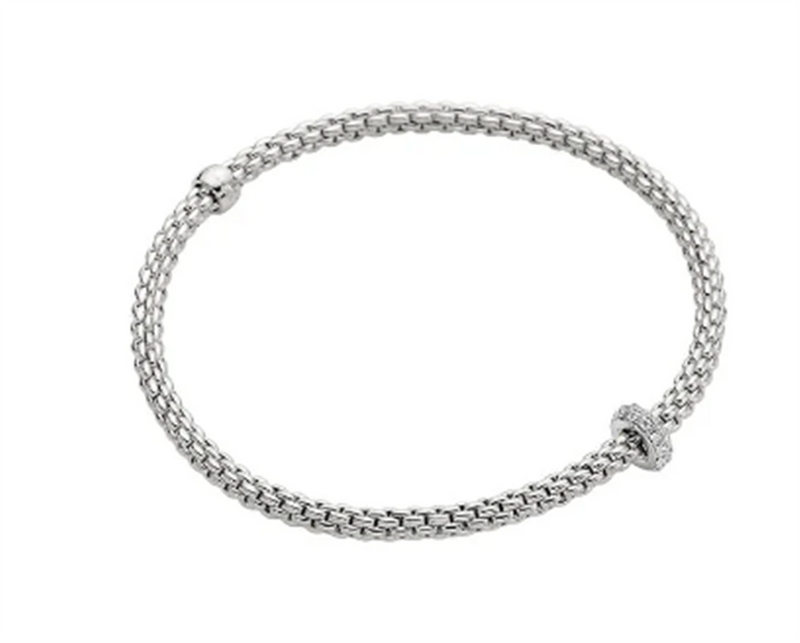 FOPE 18K White Gold Diamond Bracelet