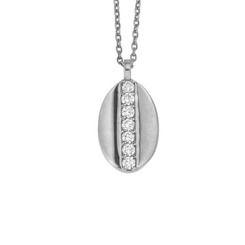 LaViano Fashion 14K White Gold Diamond Pendant