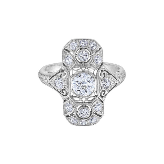 LaViano Fashion Platinum Vintage Ring