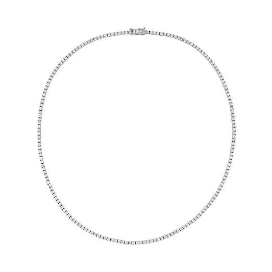 LaViano Fashion 14K White Gold Diamond Necklace