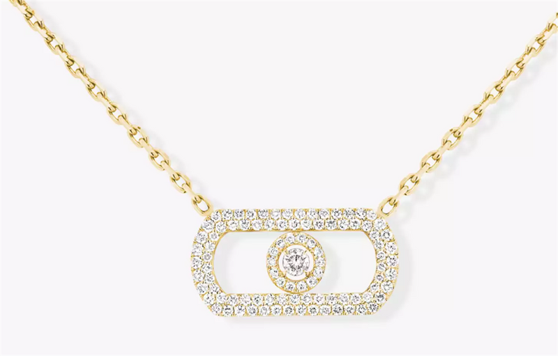 Messika 18K Yellow Gold So Move PV Necklace