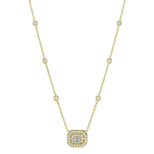 Penny Preville 18K Yellow Gold Diamond Necklace