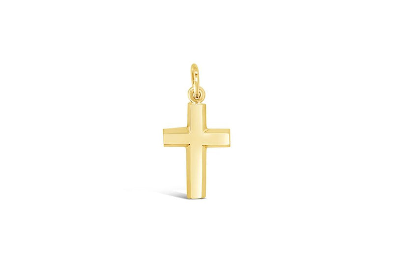 LaViano Fashion 14K Yellow Gold Cross Charm