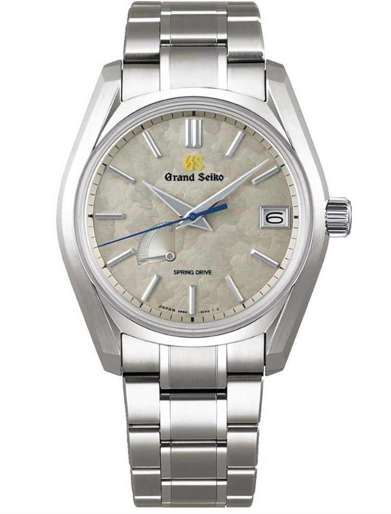 Grand Seiko Titanium Spring Drive Auto Gray Dial Winter Season SBGA415