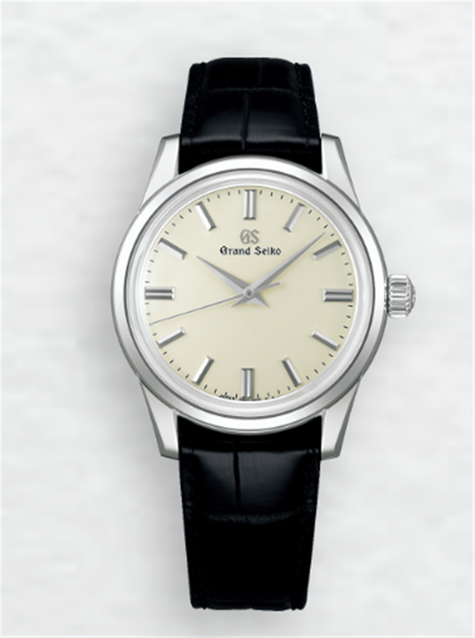 GRAND SEIKO SS MECHANICAL MANUAL WIND 3 DAY IVORY DIAL  MODEL : SBGW301
