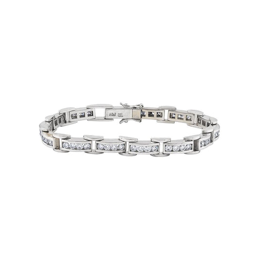 LaViano Fashion 18K White Gold Diamond Bracelet