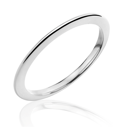 LaViano Fashion Platinum Spacer Ring 2MM