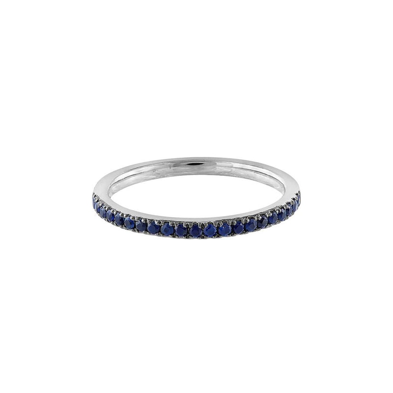 LaViano Fashion 14K White Gold Sapphire Ring