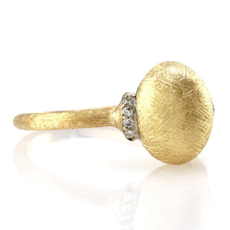 Nanis 18K Yellow Gold and Diamond Ring