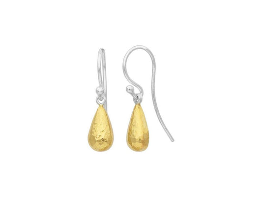 Gurhan Sterling Silver Earrings Layered with 24K Yellow Gold