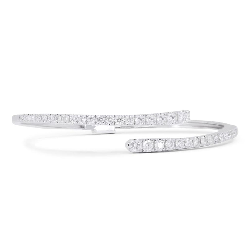 LaViano Fashion 14K White Gold Diamond Bracelet