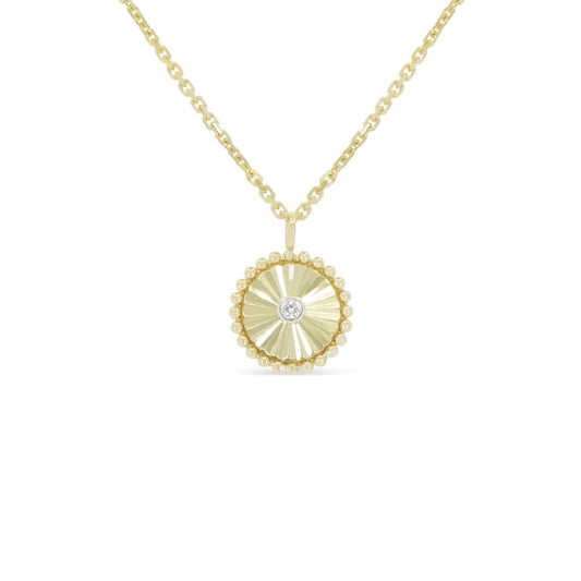 LaViano Fashion 14K Yellow Gold Diamond Pendant