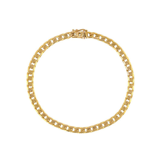 LaViano Fashion 10K Yellow Gold Link Bracelet