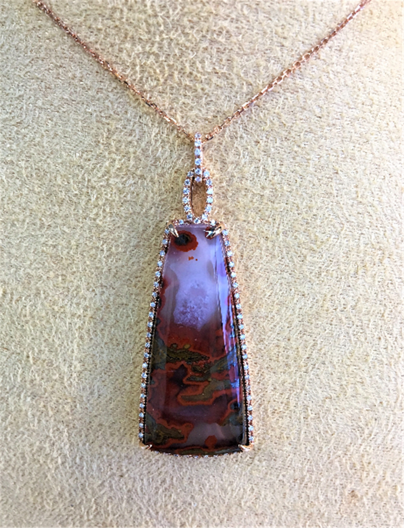 Colored Stone Pendant