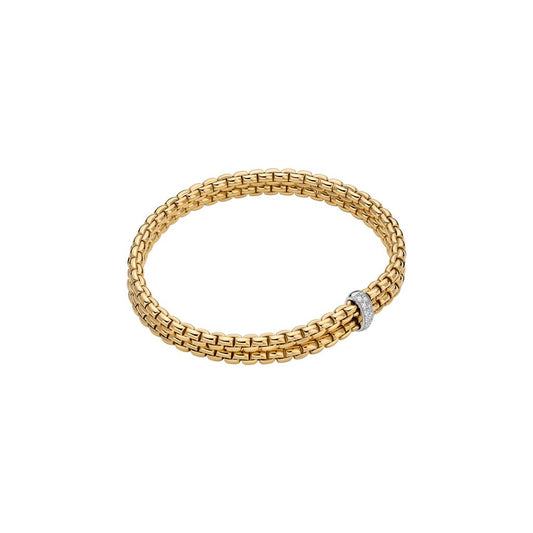 FOPE 18K Yellow Gold Diamond Bracelet