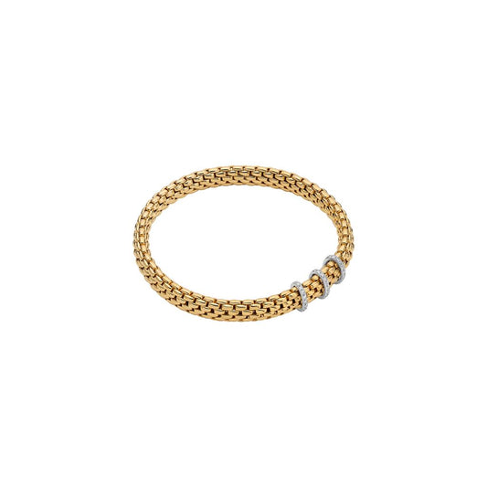 FOPE 18K Two Tone Diamond Bracelet
