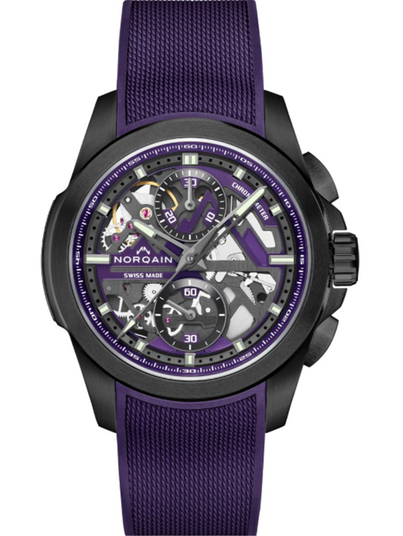 Norqain Independence Skeleton DLC Chrono 42mm Limited Edition NNT3200BC/P321/322CHPR.20T