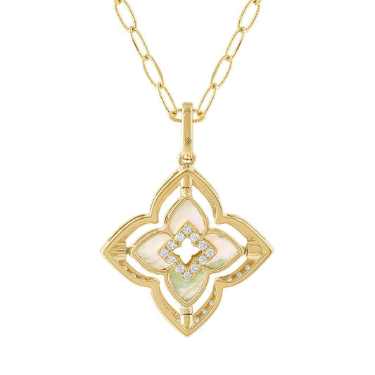 LaViano Fashion 14K Yellow Gold And Diamond Pendant