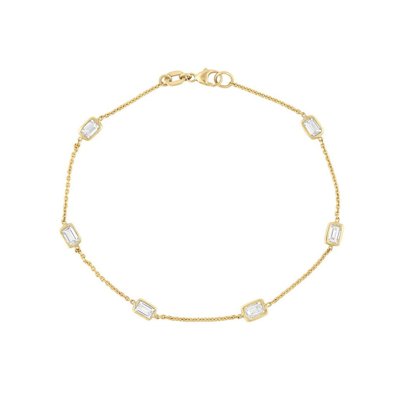 LaViano Fashion 18K Yellow Gold Diamond Bracelet