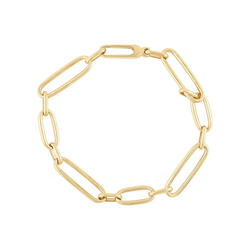 LaViano Fashion 18K Yellow Gold Link Bracelet