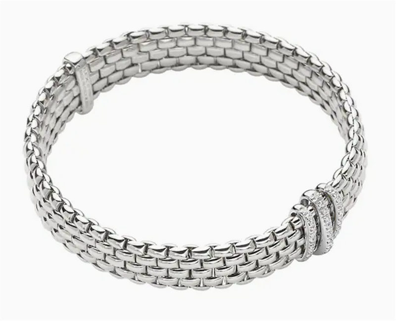 FOPE 18K White Gold Diamond Bracelet