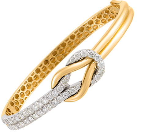 LaViano Fashino 18K Two Tone Diamond Bracelet