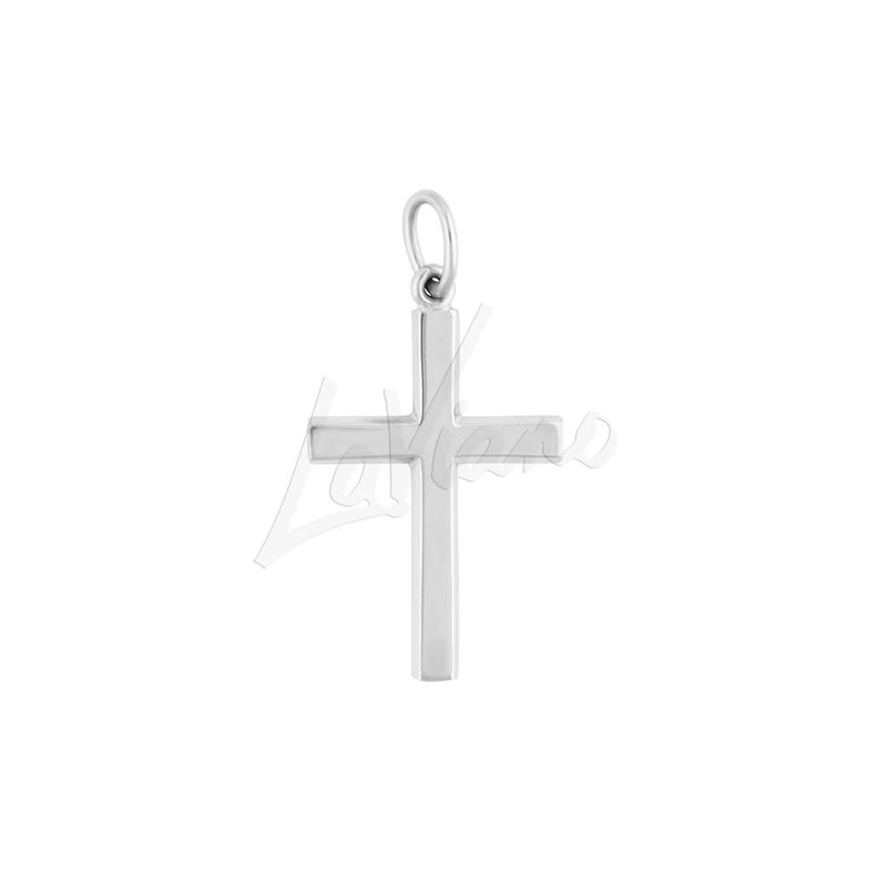 LaViano Fashion 14K White Gold Cross