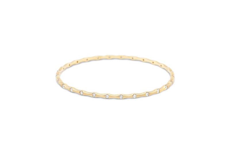 LaViano Fashion 14K Yellow Gold Diamond Bracelet 28 Diamonds 1.15 Carats