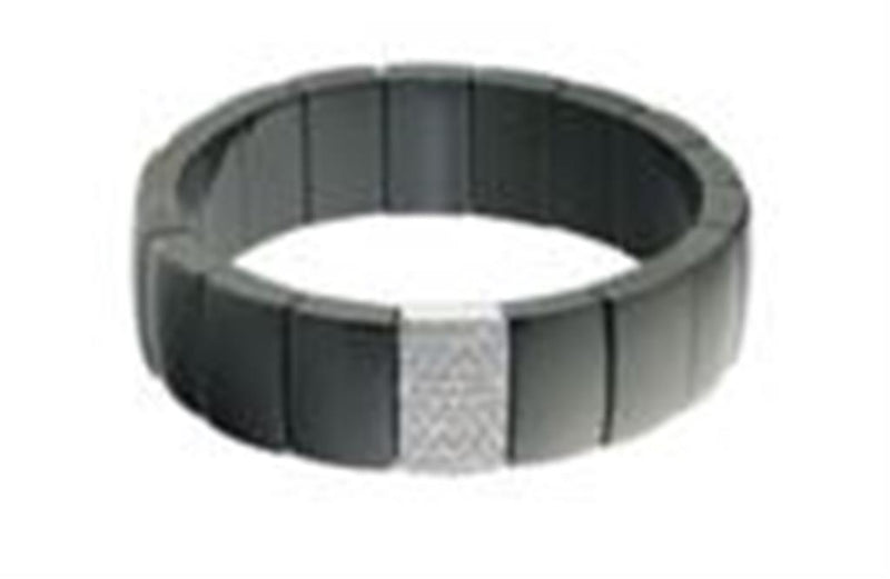 Roberto Demeglio 18K White Gold Black Ceramic and Diamond Bracelet