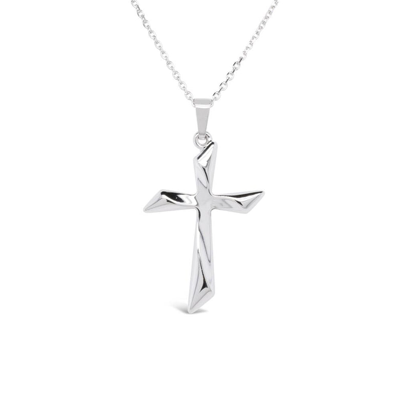 LaViano Fashion 14K White Gold Cross