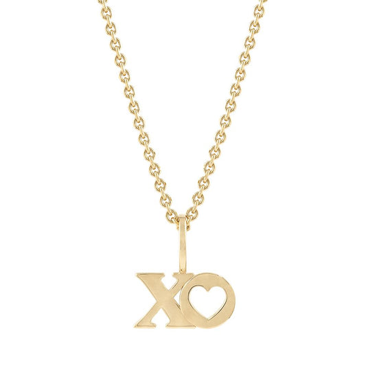 LaViano Fashion 14K Yellow Gold XO Charm