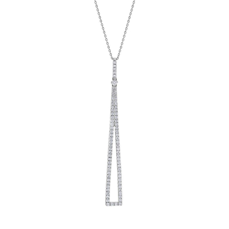 LaViano Fashion 18K White Gold Diamond Pendant