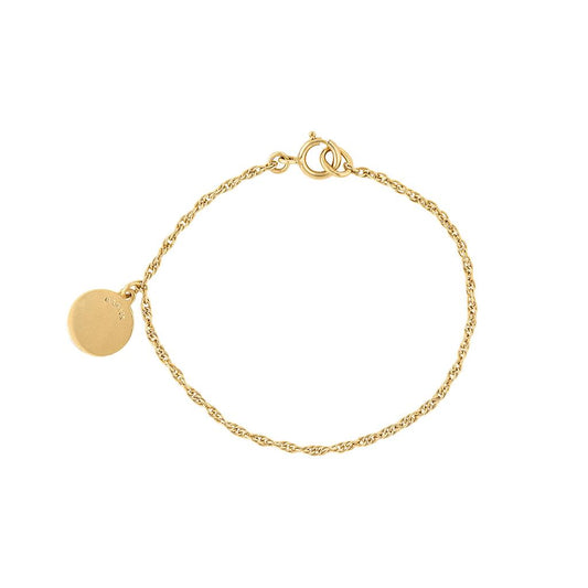 Laviano Fashion 14K Yellow Gold Baby Bracelet