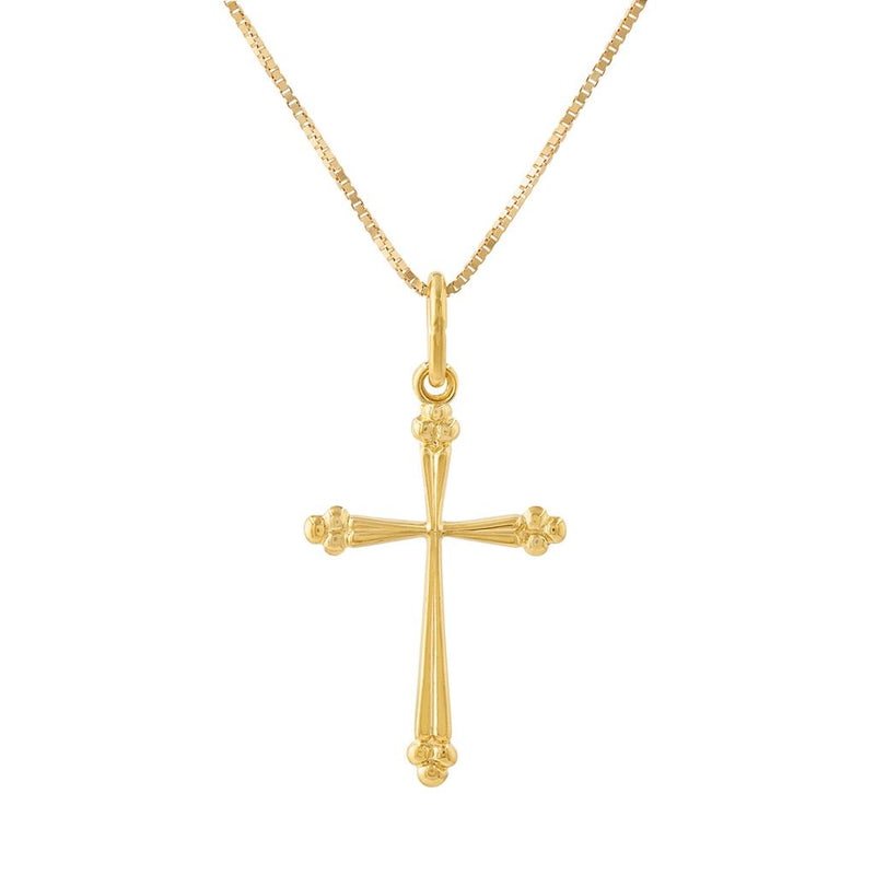 LaViano Fashion 14K Yellow Gold Cross