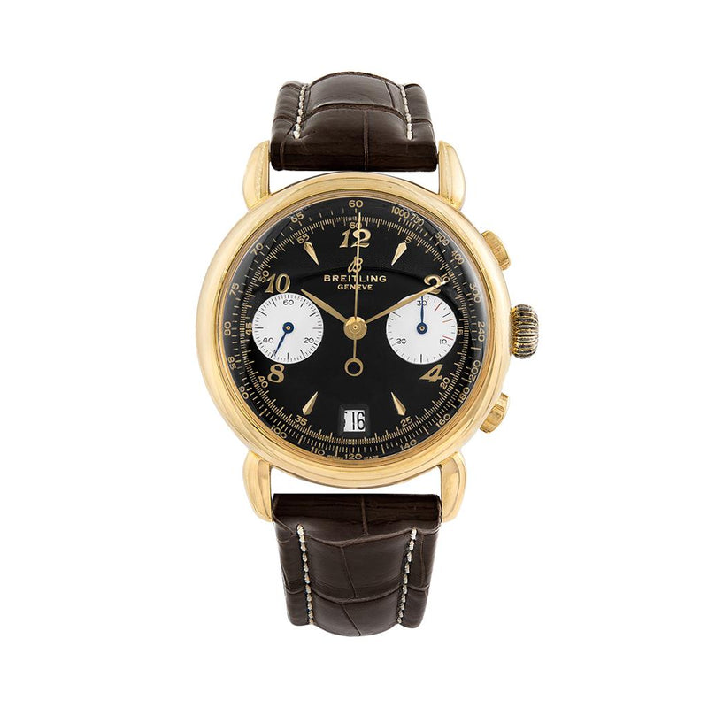 Breiting Vintage Montbrillant 18k Chronograph ref. H2308712B