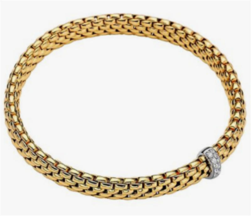 FOPE 18K Yellow Gold Diamond Bracelet