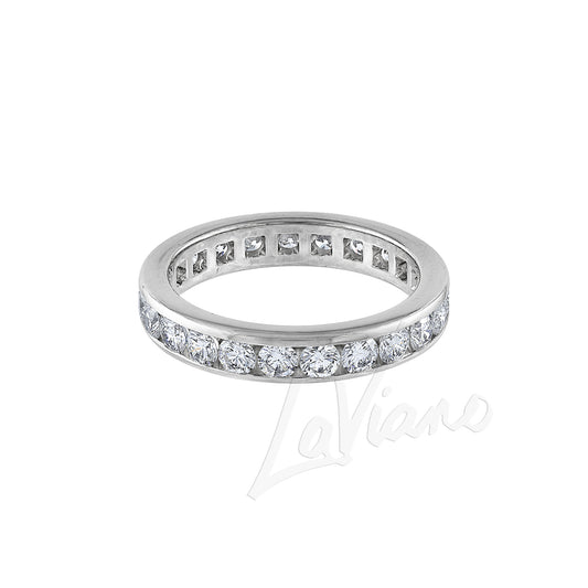 A Link Platinum Diamond Eternity Band